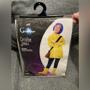 New Spirit Coraline Jones child’s X-L 14/16 Halloween costume